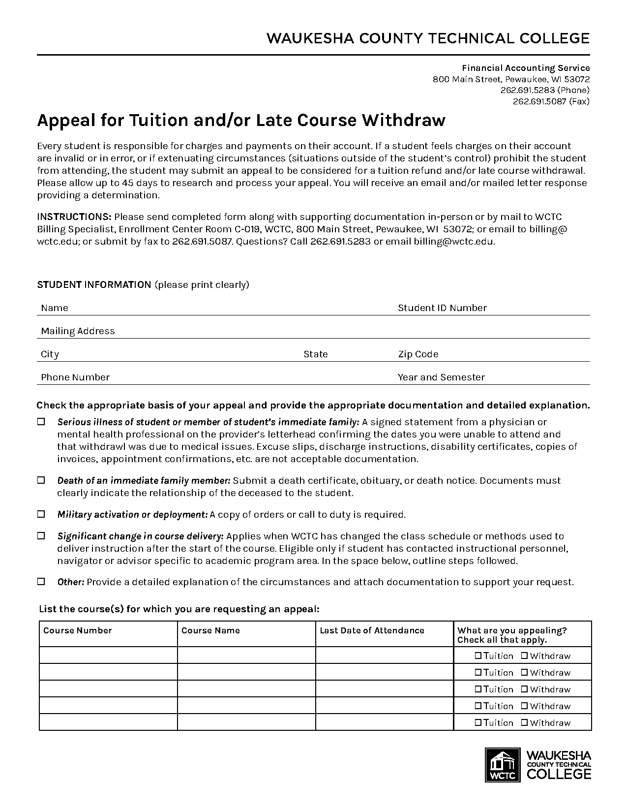 application rescind appeal form