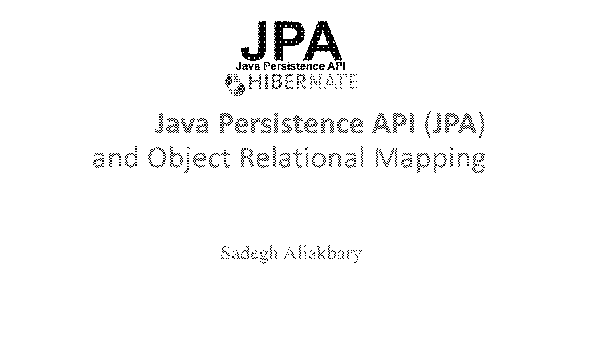 hibernate jpa sample project