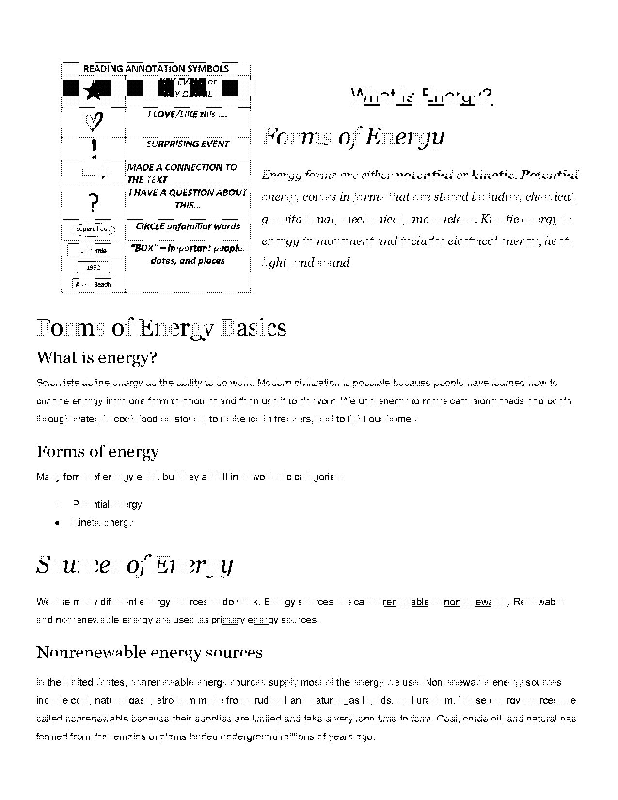 name the non renewable sources of energy