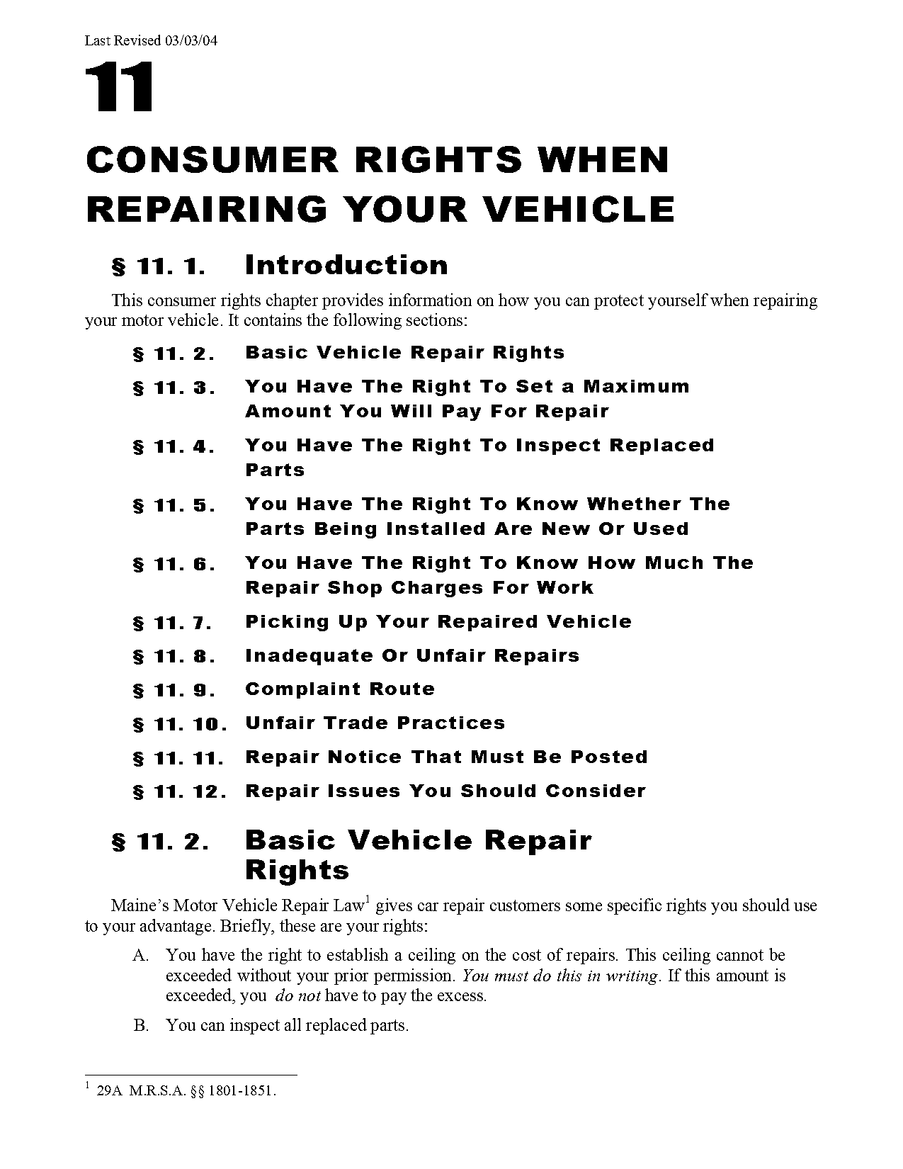 car repair bill paid but will not sign invoice