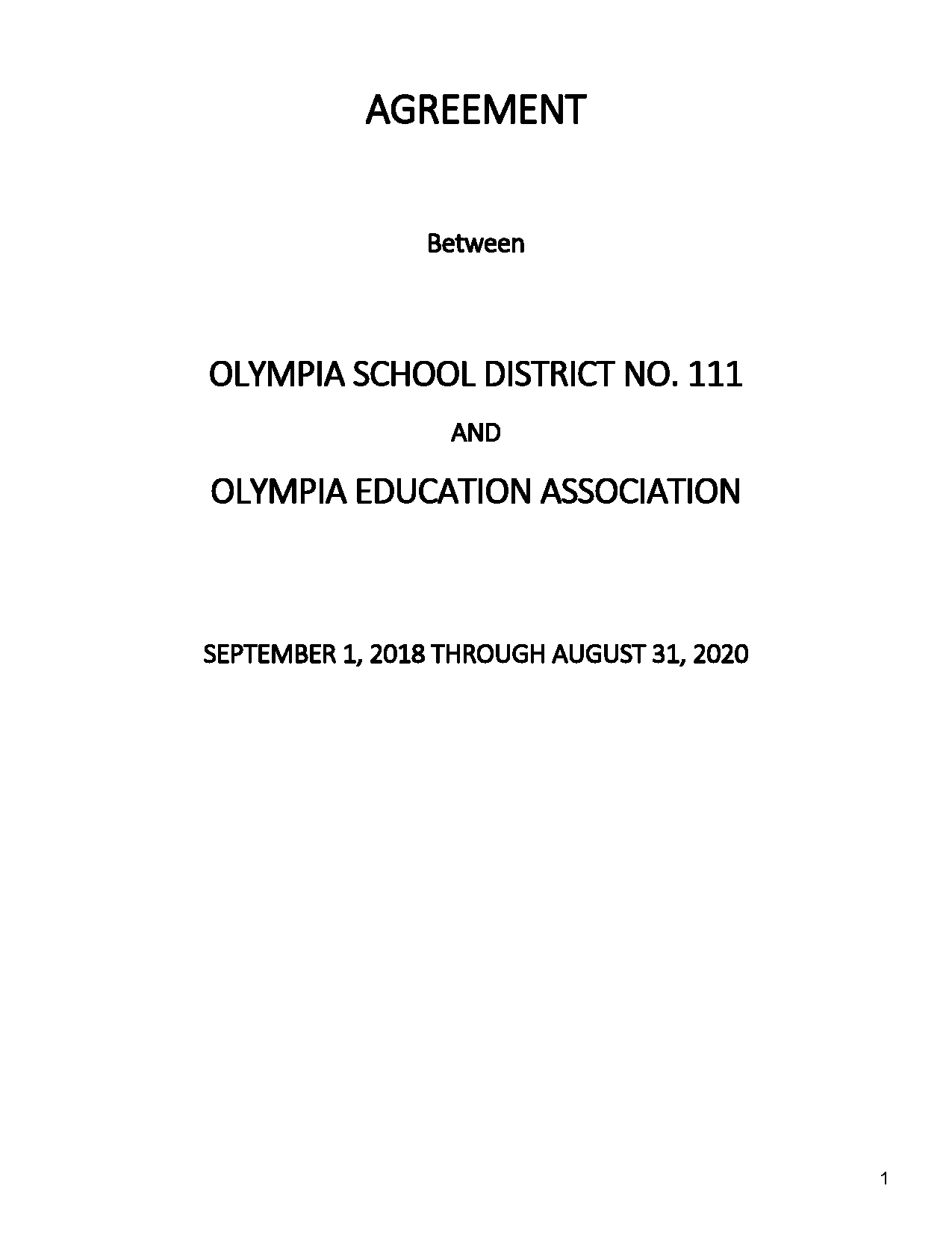 olympia school district contracts