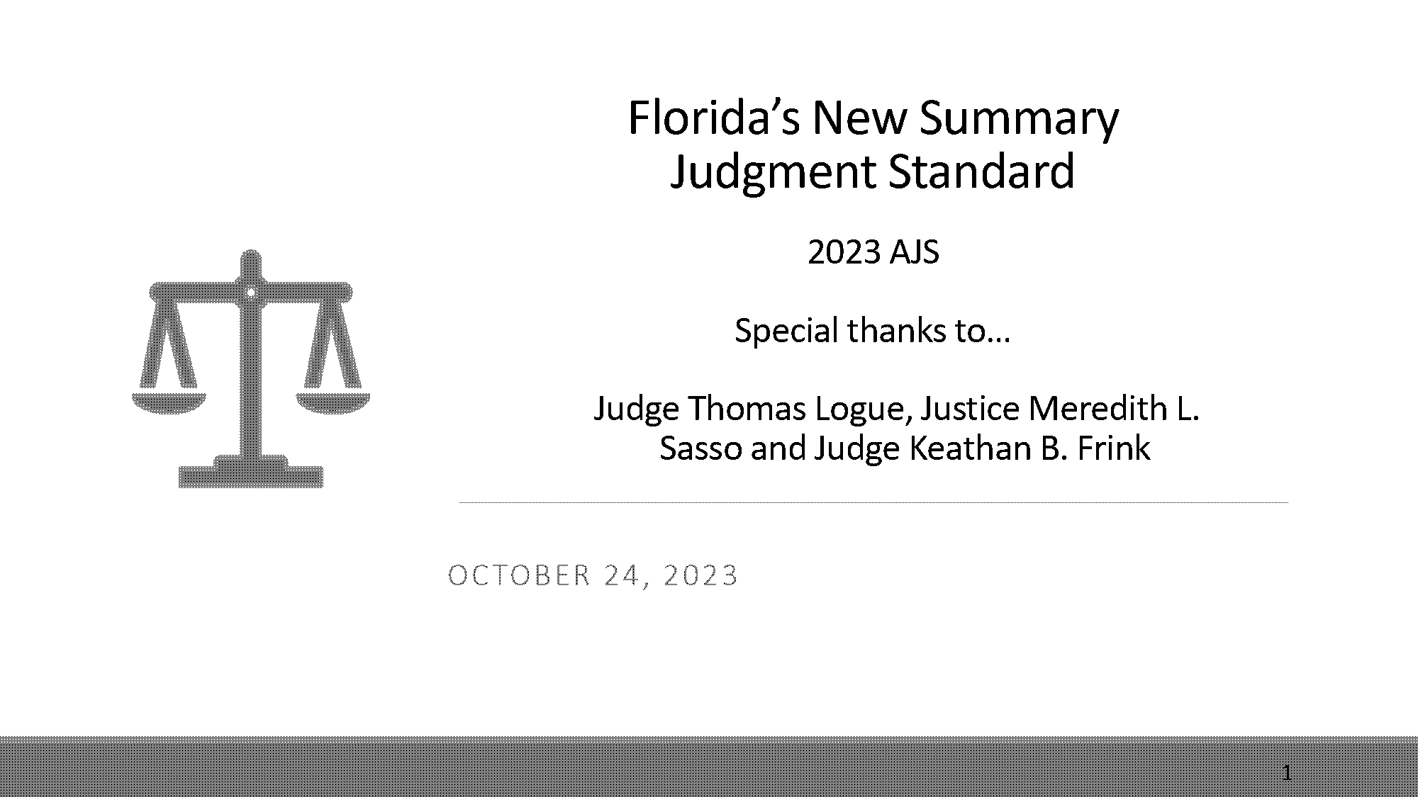 summary judgment affidavits florida