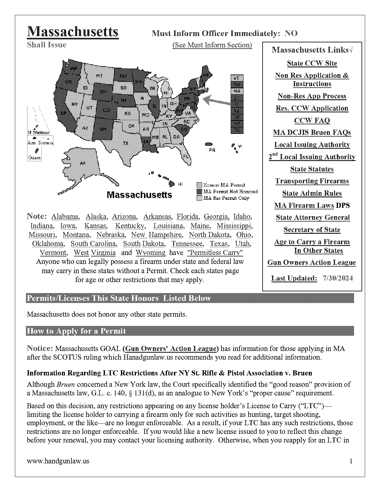 blank gun laws massachusetts