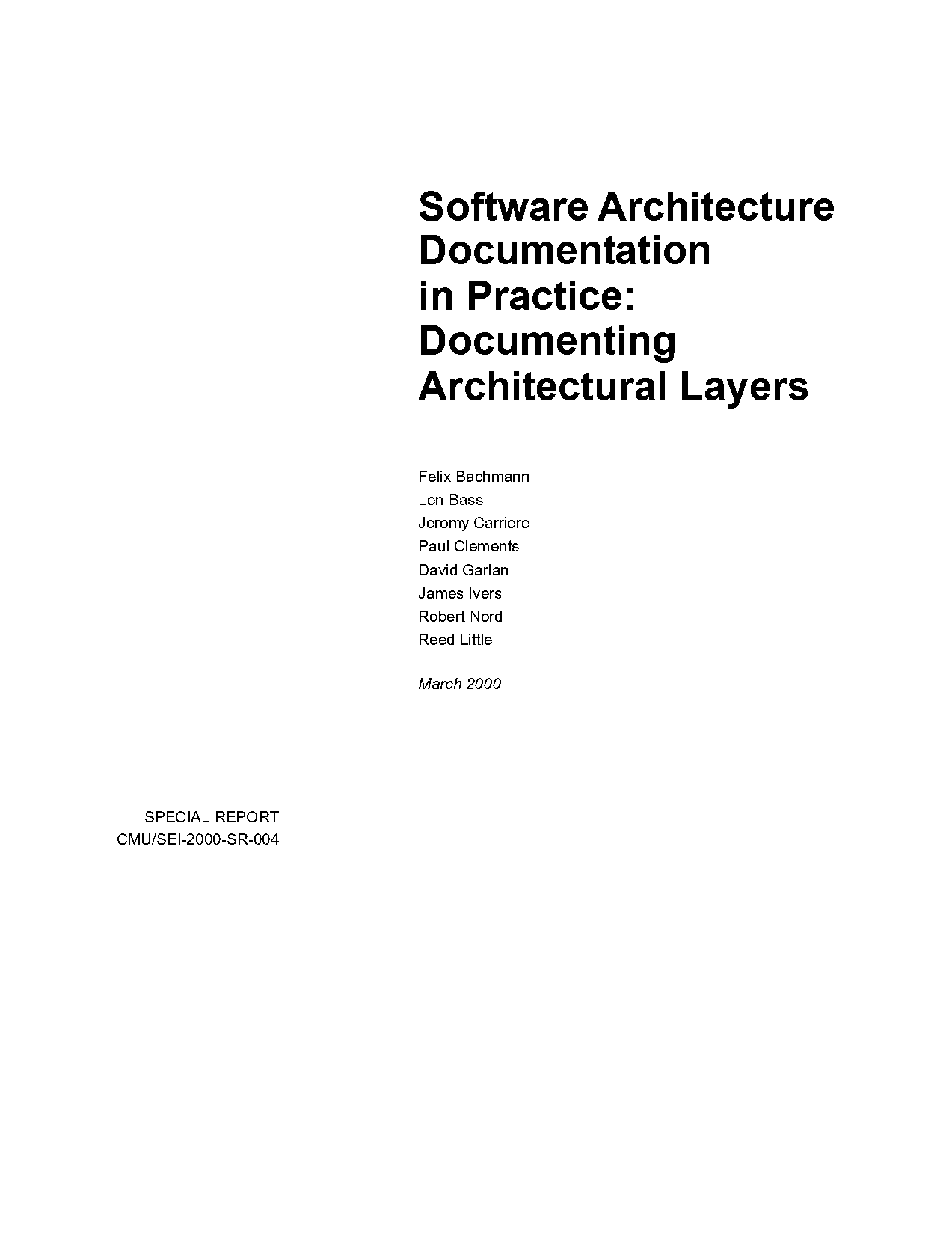 documenting software architectures paul clements pdf