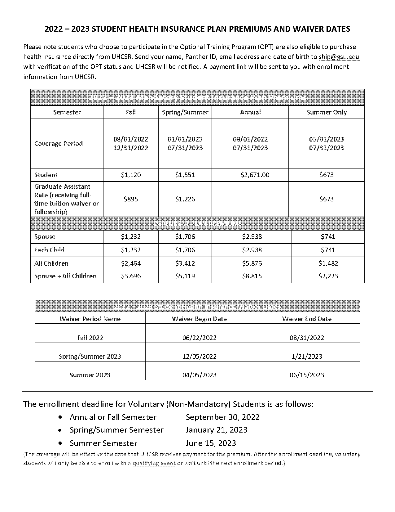 how to waive georgia state ship