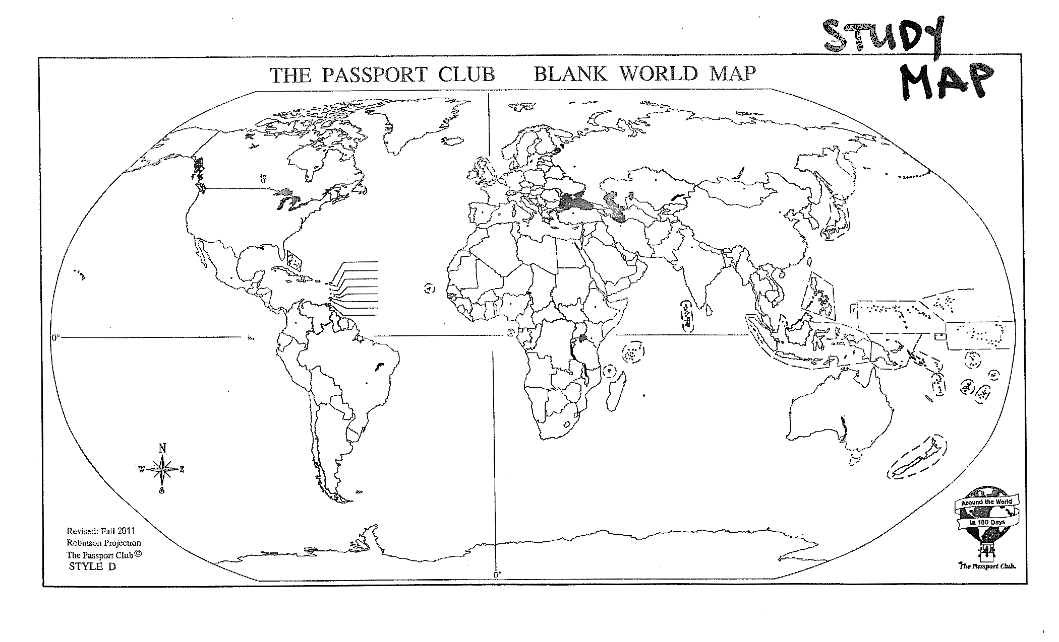 high quality blank world map