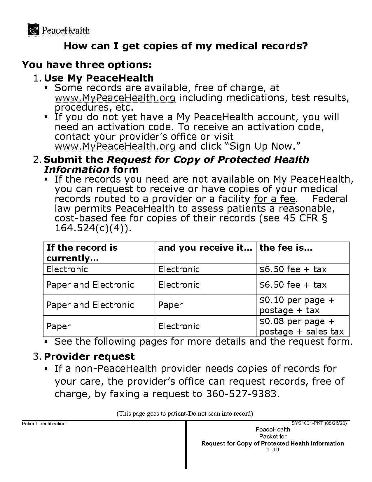 st joes medical records