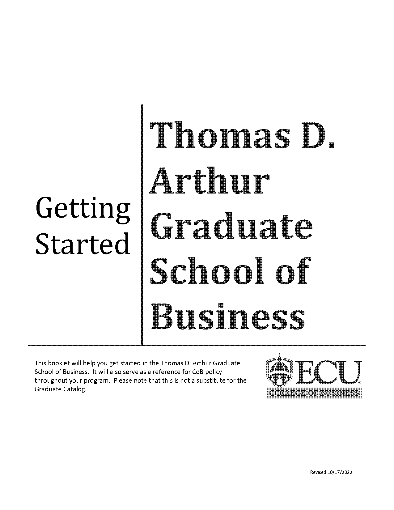 ecu college of business resume submission