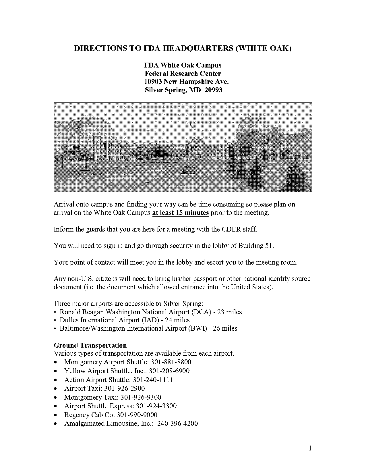 directions to reagan airport parking garage a