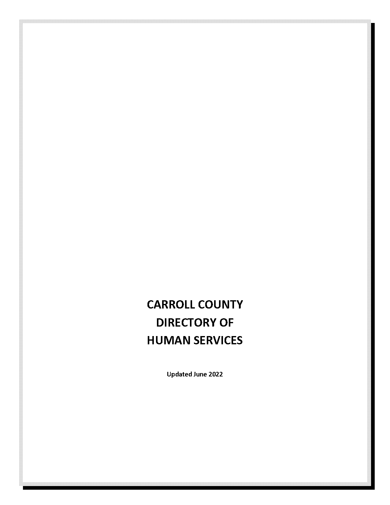 carroll county family planning clinic