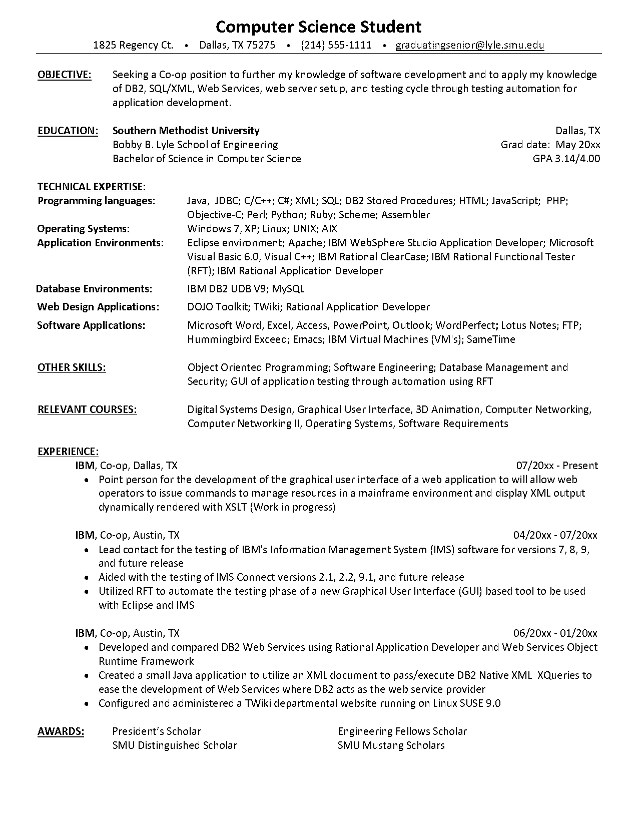 java application developer resume sample