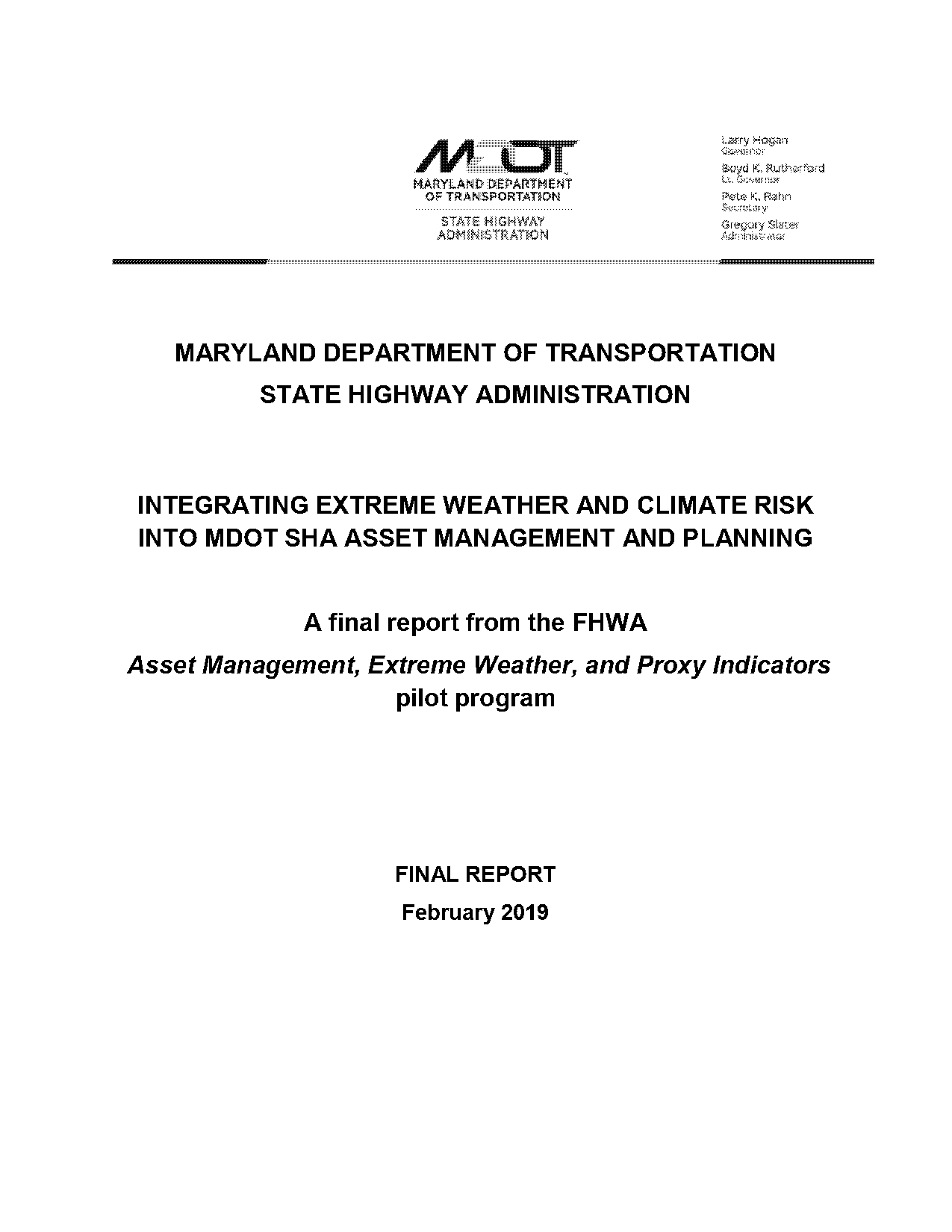 maryland state highway administration road problem reporter